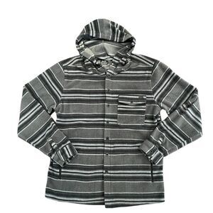 Billabong A/Div. Adventure Division Soft Fleece Button Up Hoodie Men's L Pockets